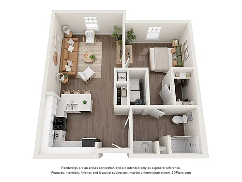 Floor plan The Chestnut