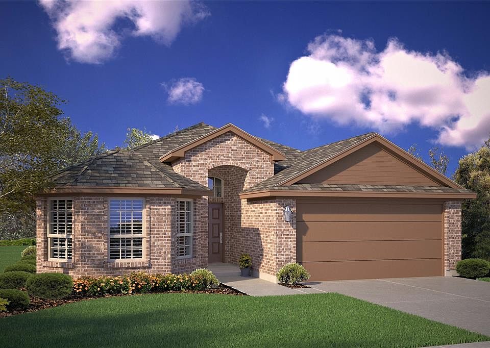 D.R. Horton's Oxford floorplan-Elevation A. All photos shown here may not depict the specified home & features included are for illustration purposes only