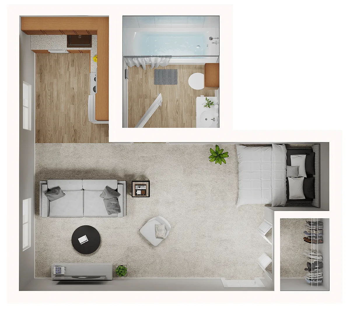 Floor plan Studio