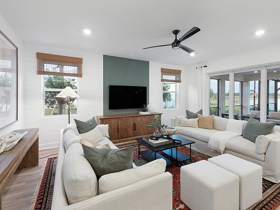 Open concept new construction layout