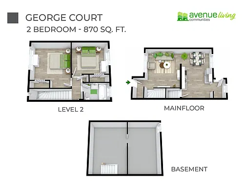 Floor plan - 2 Bedroom