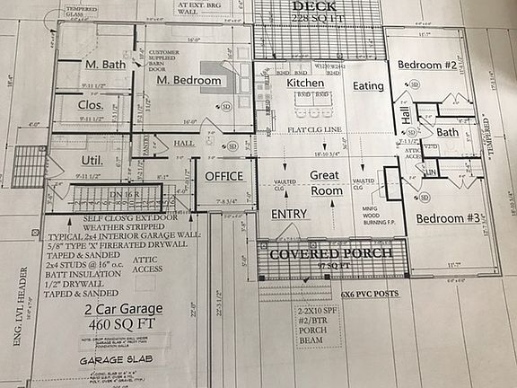 Floor plan for upstairs