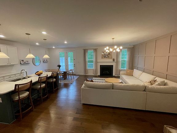 Open concept living area