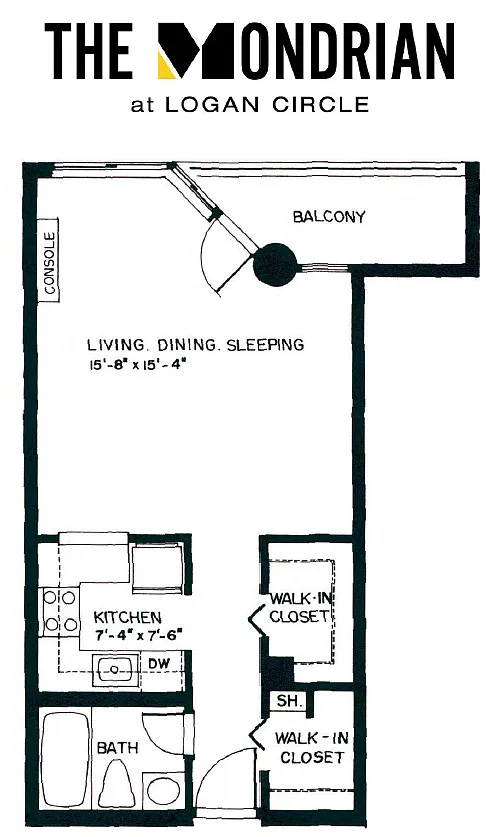 Floor plan Studio