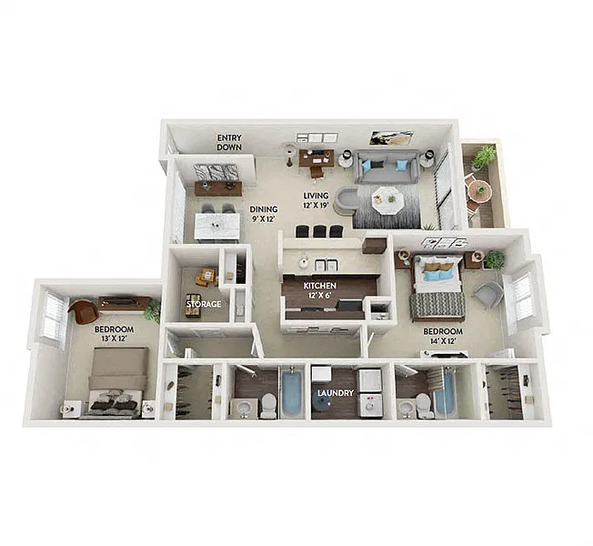 Floor plan Oak