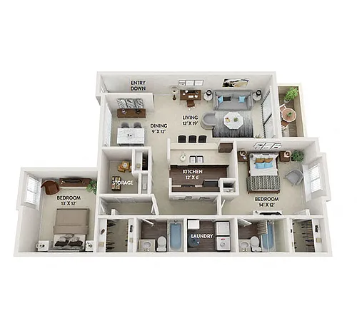 Floor plan Oak