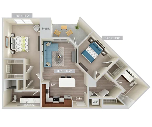 Floor plan B5-1087