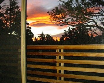 Morning view from Master Bd