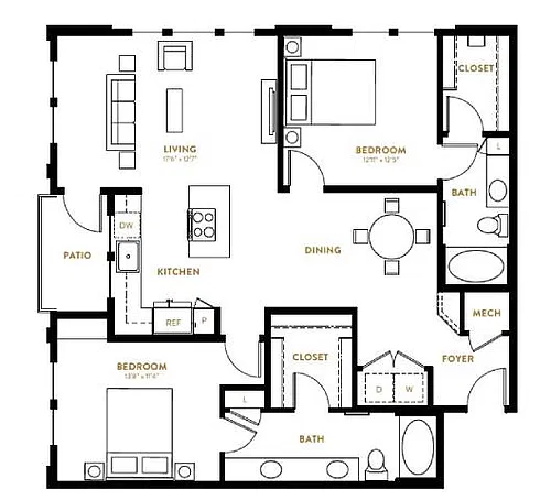 Floor plan B8