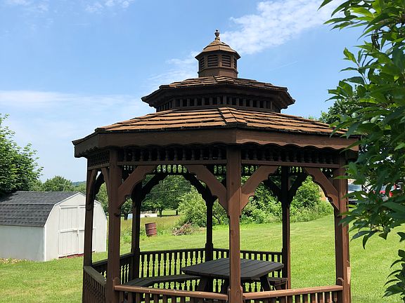 Backyard shady gazebo 