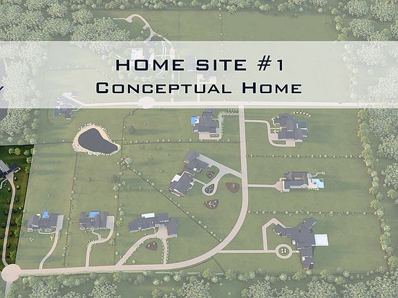 Lot with Conceptual House