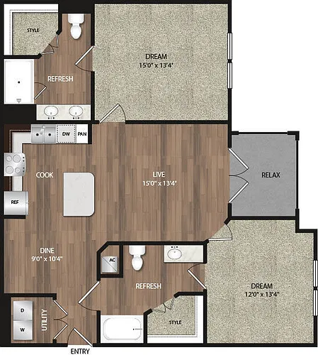 Floor plan B1