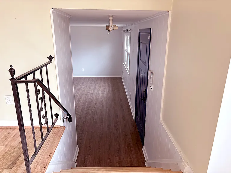 Steps from first floor entry door to main living area