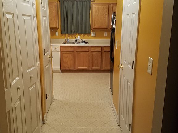 Hallway to kitchen (view from living room)