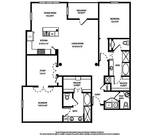 Floor plan Miramar