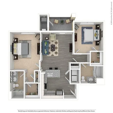 Floor plan B1 The Boothbay
