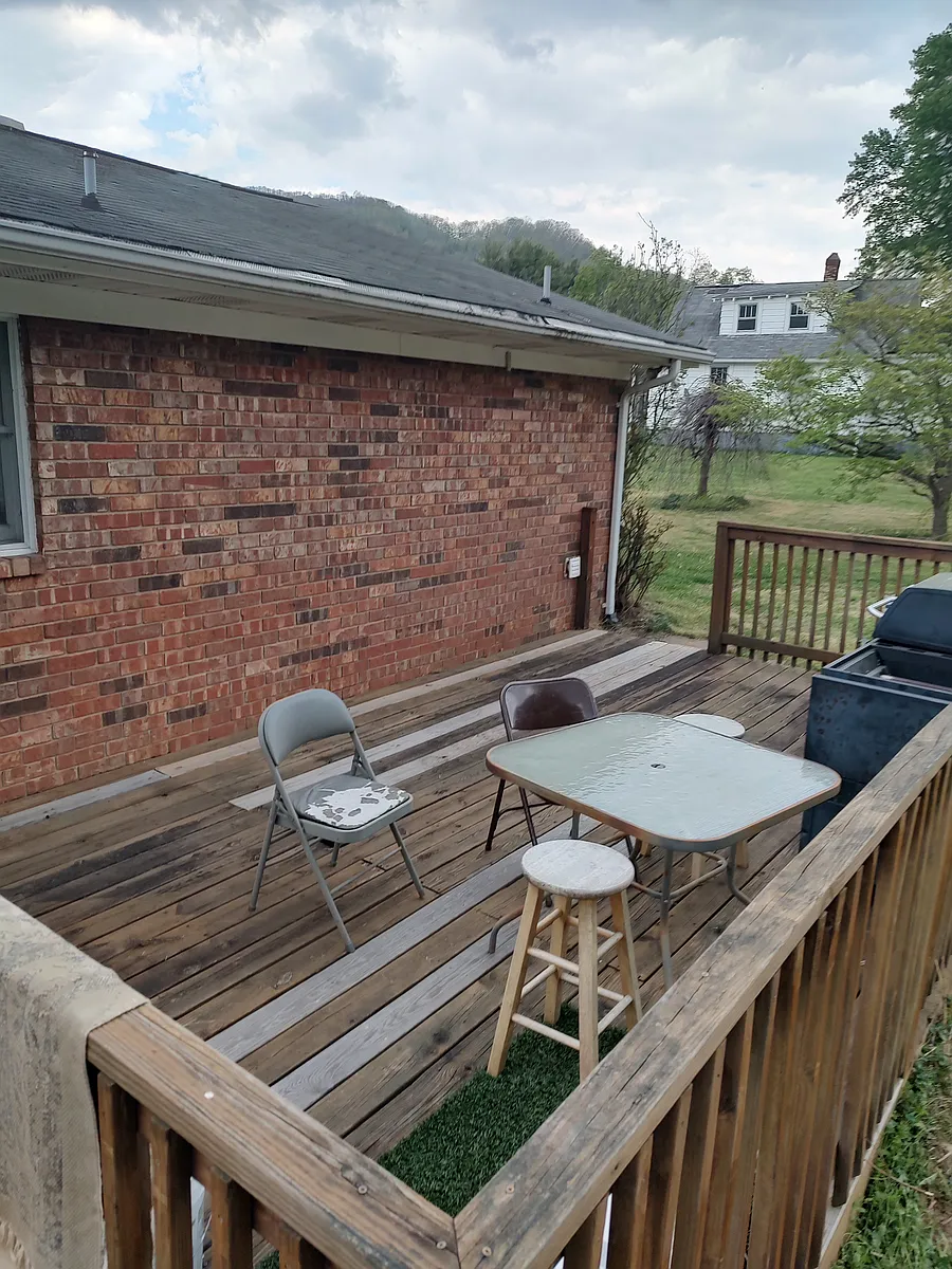 back porch - 351 Circle Dr W #5