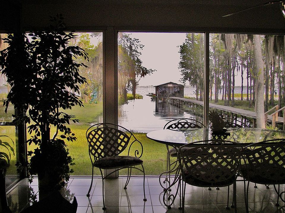 Lake view from dining room