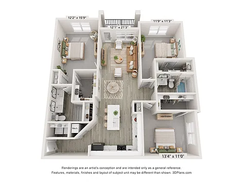 Floor plan C1