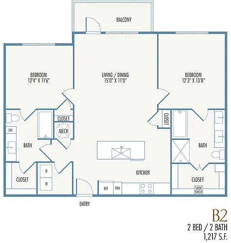 Floor plan B2