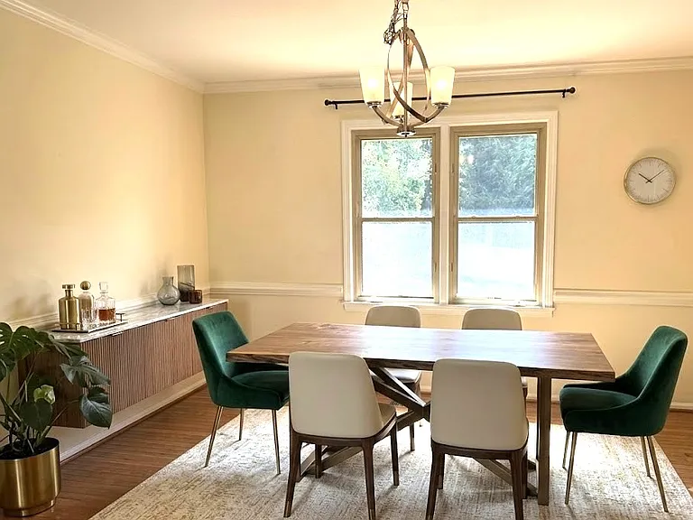 1st Floor - Dining room with hardwood floors.