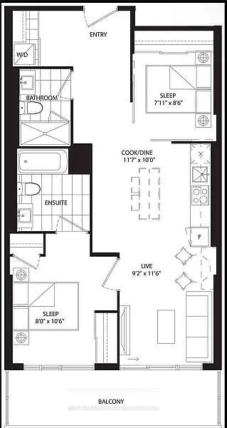 2 bed, $3,100 — Photo 4