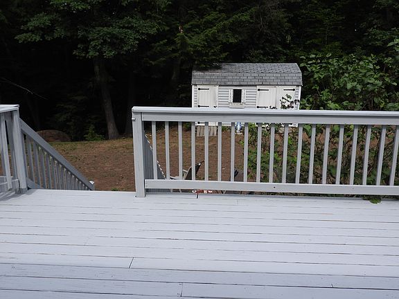 Spacious deck
