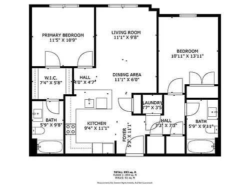 Floor plan 2 Bedroom