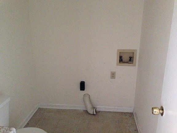 Laundry in half bath downstairs