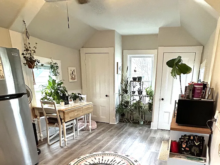 Sunny and spacious eat-in kitchen