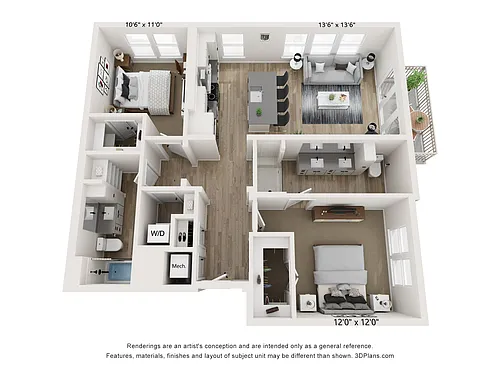 Floor plan B3A