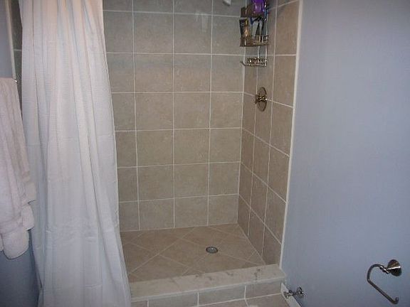 Master shower