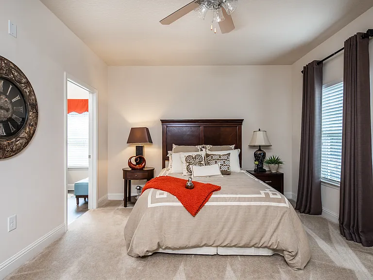 Master bedroom with private bath