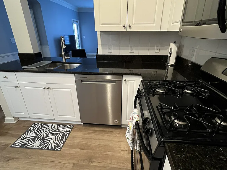 Kitchen view opens to Living Area