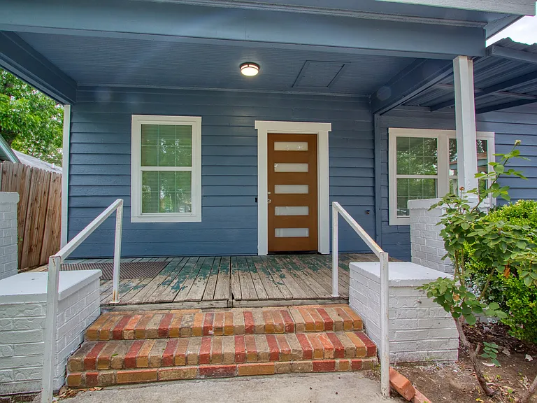 Welcoming front porch