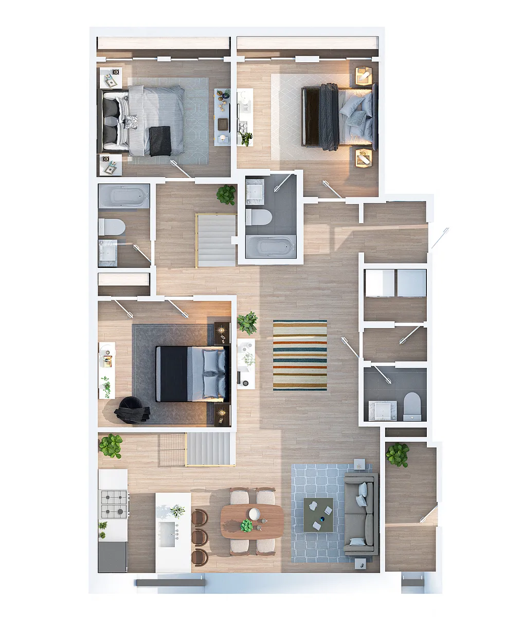 Floor plan 2K