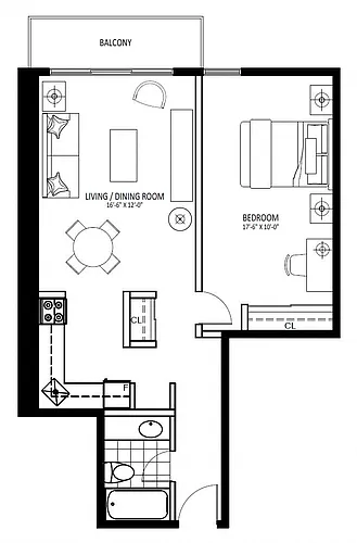 Floor plan 107