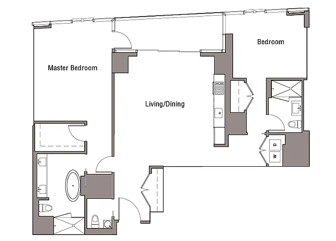 Floor plan 2B