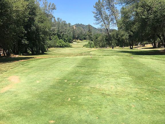 A look down the 18th to lot