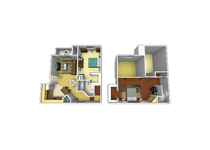 Floor plan The Spruce Loft