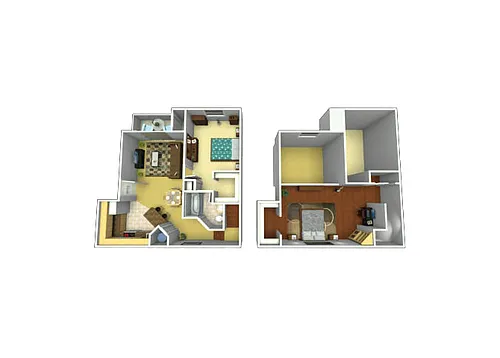Floor plan The Spruce Loft