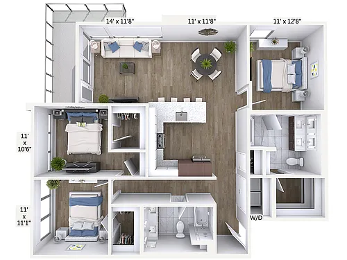 Floor plan C1-1370-Sig-Ter