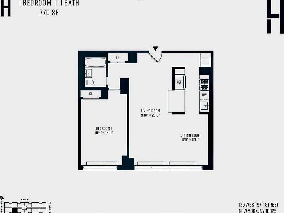 2nd image of 120 W 97th St APT 12K