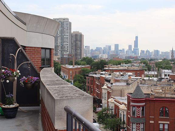 Outdoor view from top patio