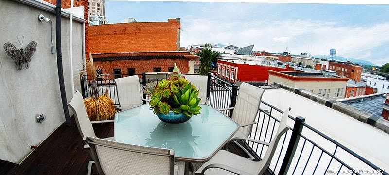 private rooftop deck