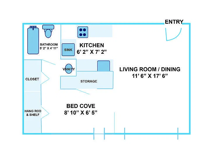 Floor plan Studio