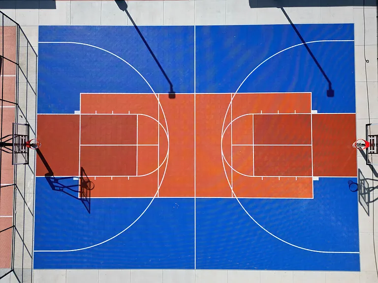 Sports Court including Basketball, Pickleball & Cornhole