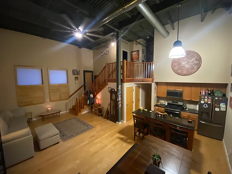 Open concept lower levels - window shutters added feature