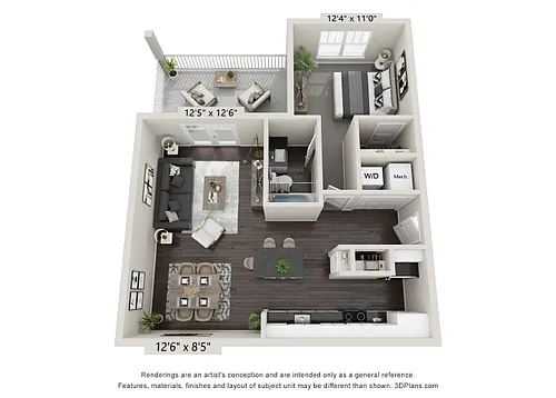 Floor plan The Barrett