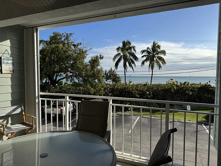 View from your private balcony.